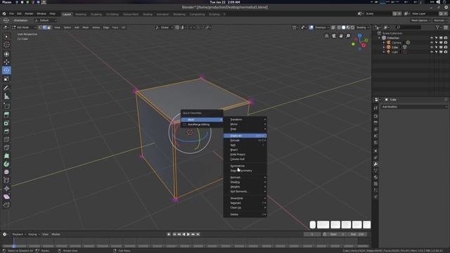 Normal Editing & Bevel Tool Modifier Improvements in Blender 2 8 Tutorial Overview смотреть онлайн