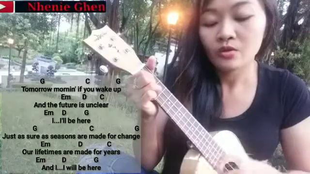 Through Night and Day- I WILL BE HERE by Steven Curtis chords and lyrics Ukulele Cover смотреть онлайн