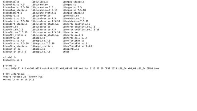 Error while loading shared libraries: libOpenCL.so.1: cannot open shared object file: No such file смотреть онлайн