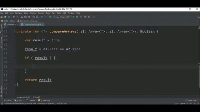compare arrays in kotlin смотреть онлайн