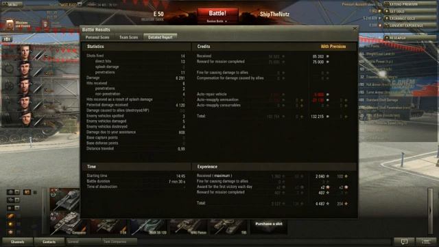 ► World of Tanks T-30 feat. E-50 Gameplay | Let's hold for Ace! смотреть онлайн
