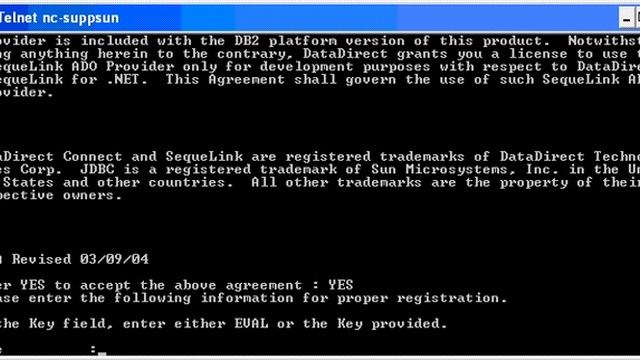 Datadirect Connect for ODBC Driver (UNIX) Install смотреть онлайн