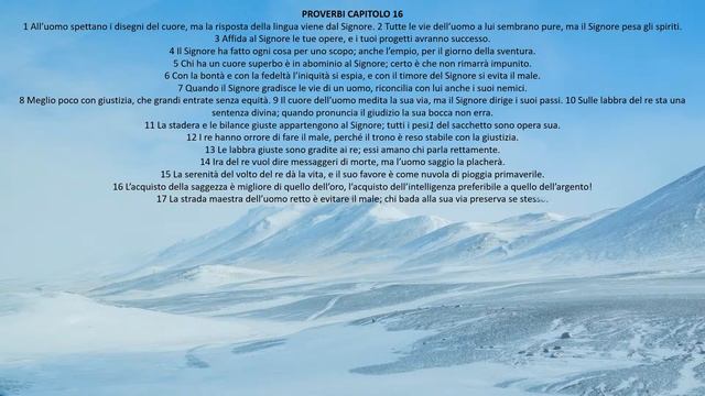 [bibbia audio in italiano]: PROVERBI CAP.16 смотреть онлайн