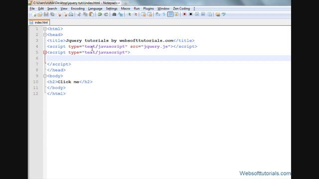 jquery tutorials for beginners - 3 - testing jquery file смотреть онлайн