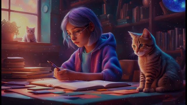 Peaceful Piano Relaxing Lofi Study Music for a Tranquil Day смотреть онлайн