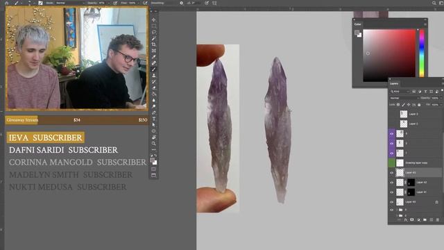 How to Color Crystals | Follow Along Livestream смотреть онлайн