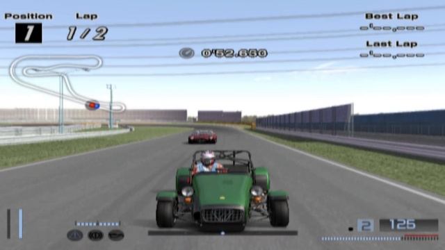 Гран Туризмо 4(Онлайн Тест Версия) Kатерхам Седем Огнено Острие Геймплей смотреть онлайн