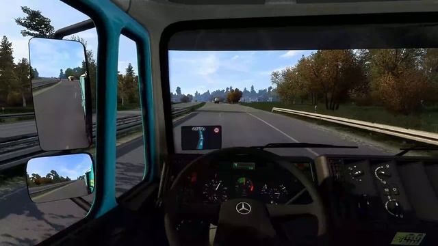 [ETS2, 1.41][Promods V2.56] Mercedes Benz SK 1844 - Stuttgart[GER] - Düsseldorf[GER] смотреть онлайн