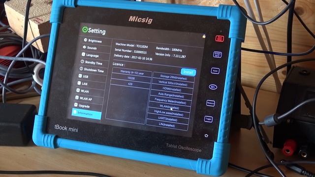 Осциллограф Micsig - допы / лицензии / баги
