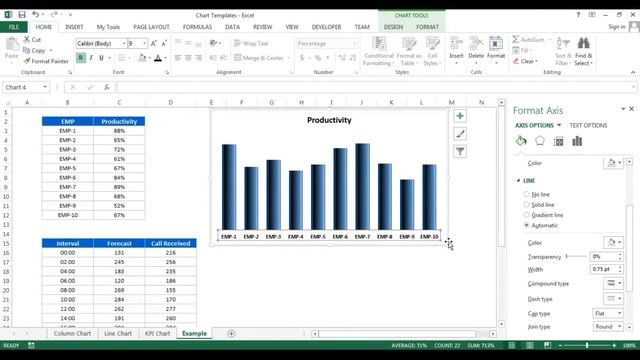 Chart Templates in Excel смотреть онлайн