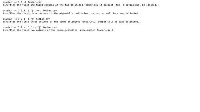Code Review: csvshuf: a tool to shuffle CSV columns written in Python смотреть онлайн
