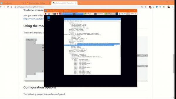 Home Automation dashboard INSIDE your Magic Mirror with Grafana and Home Assistant!