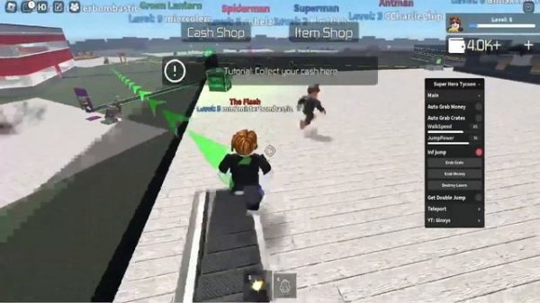 Roblox Super Hero Tycoon OP Script - Auto Money