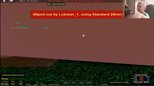 Танковые бои в Роблоксе! Вовчик играет в Roblox : Armored Patrol v9.5 смотреть онлайн