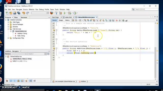 Part4: Web Service Calculator implementation смотреть онлайн
