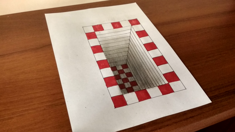 Рисуем Потрясающий 3d Рисунок. смотреть онлайн