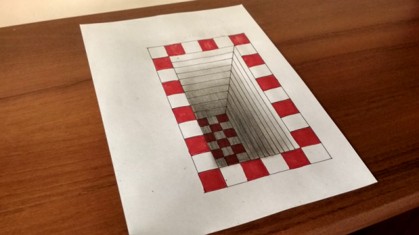 Рисуем Потрясающий 3d Рисунок.