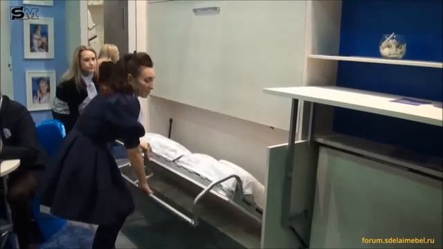 Двухъярусная кровать трансформер. Видео трансформации смотреть онлайн