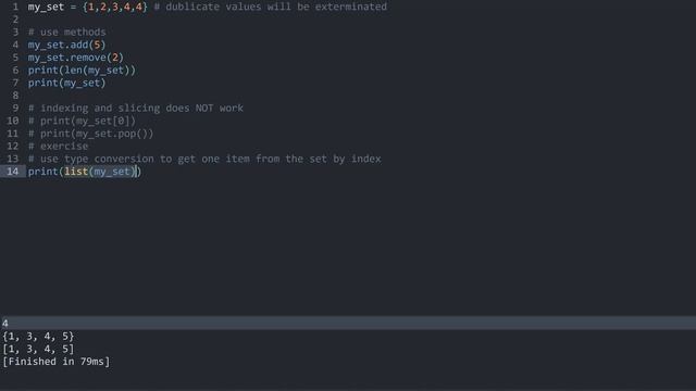 Understanding sets in Python смотреть онлайн
