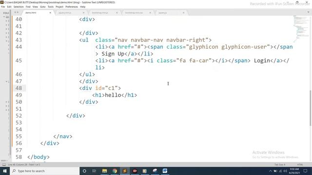 BootStrap Navigation Bar_2/Lecture# 23/Web Development full course in Urdu|Sir Baqar Butt/Mhk Imran смотреть онлайн