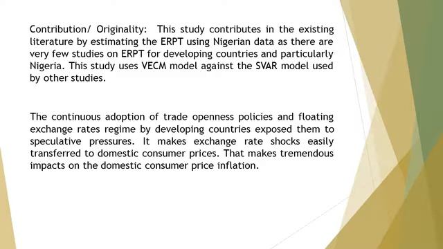 The Effect of Exchange Rate Changes on Consumer Prices in Nigeria Evidence from VECM Mode EFL 33 30 смотреть онлайн