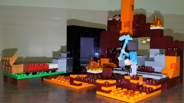 Лего майнкрафт анимация "поход в нижний мир" смотреть онлайн