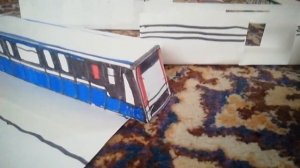 бумажное метро спб станция Парнас и движение поездов