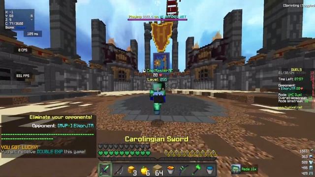 Minecraft Hypixel Winning games with viewers, Let's go смотреть онлайн