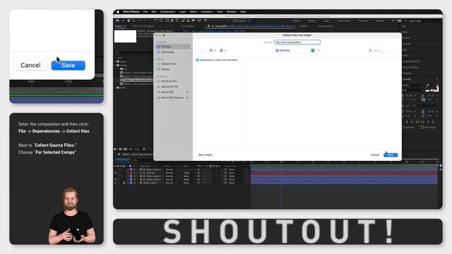 How to copy animation to another project in After Effects смотреть онлайн