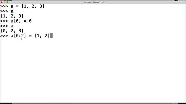 98 Index and Slicing Assignment in Python List YouTube смотреть онлайн