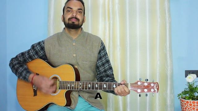 Raat Kali | COVER | Easy guitar chords смотреть онлайн