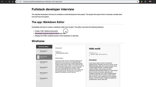 Markdown Editor Demo (ReacJS) смотреть онлайн