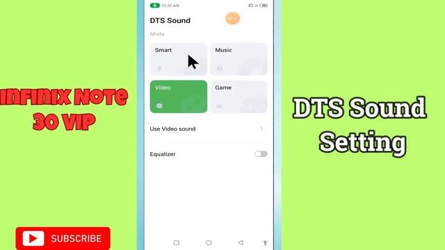 DTS Sound Setting Infinix Note 30 VIP || How to use DTS sound || enable or disable DTS sound смотреть онлайн