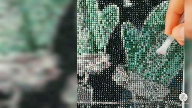 Diamond Painting ASMR No Talking / Алмазная мозаика (вышивка) АСМР смотреть онлайн