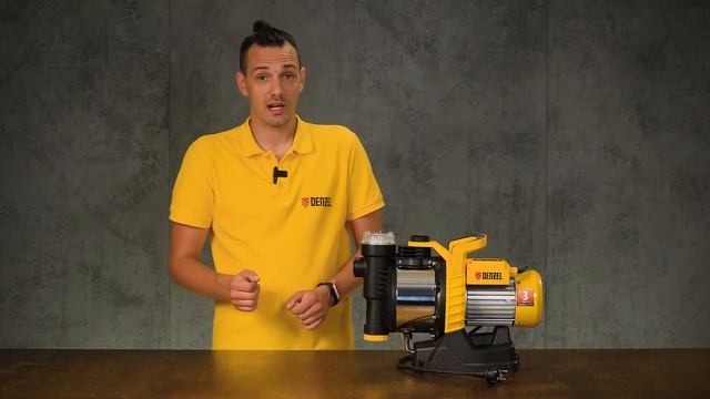 Обзор садового насоса DENZEL GP1100SS смотреть онлайн