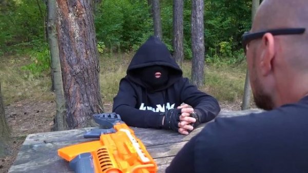 Nerf- Chest. Зловещий СУНДУК. Nerf WAR...