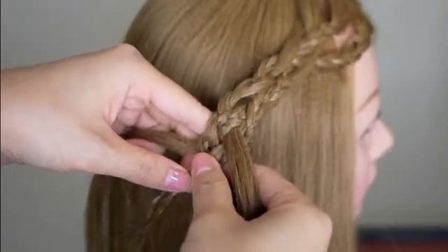 Супер прическа ! легкая прическа. Косички плетение. Прическа на каждый день. смотреть онлайн