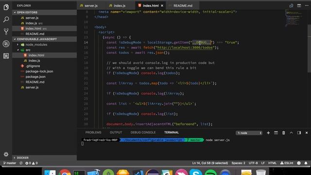 Configurable Javascript смотреть онлайн