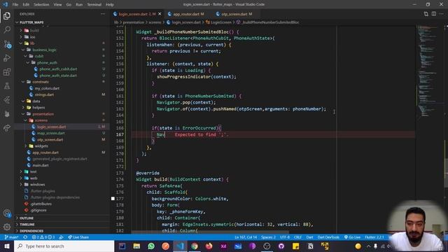 Flutter Maps , Firebase , Sqflite and APIs in Arabic - #4 Phone Auth. Cubit смотреть онлайн