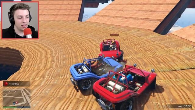 MOST BRUTAL BLENDER DERBY! (GTA 5 Funny Moments) смотреть онлайн