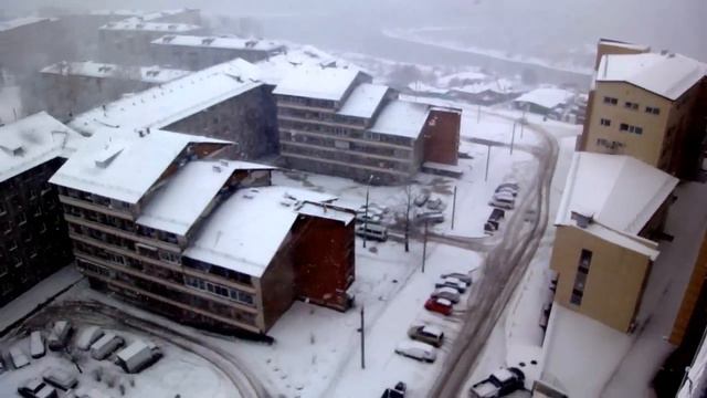 22 апреля 2012 в Иркутске снегопад!! смотреть онлайн