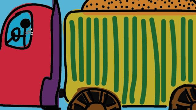 Рисование грузовика детям часть 88 смотреть онлайн