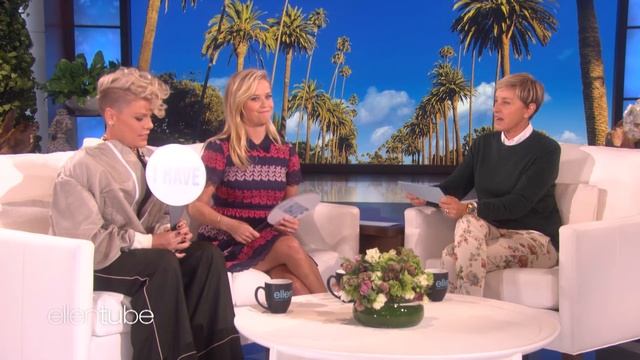 Reese Witherspoon and P!nk Play ‘Never Have I Ever’ with Ellen смотреть онлайн