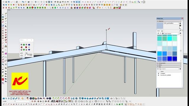Học SketchUp 3D Biên Hòa - Hướng dẫn học bài HƯỚNG DẪN DỰNG KHUNG 3D NHÀ XƯỞNG 02 смотреть онлайн