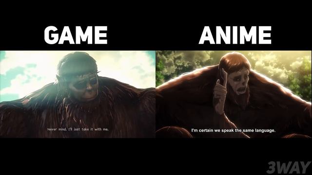Mike Death | Anime vs Game (Attack On Titan 2022) смотреть онлайн