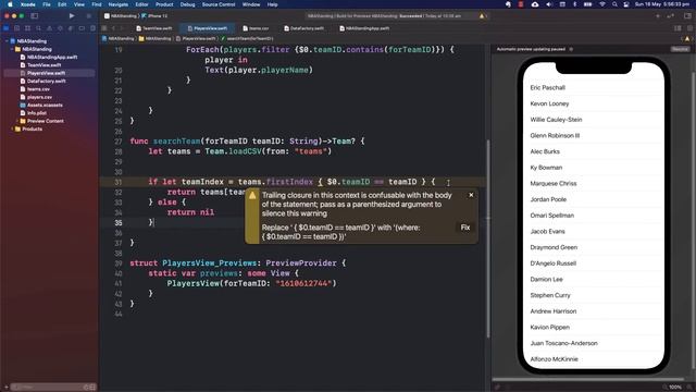 Parsing a CSV file in Swift смотреть онлайн