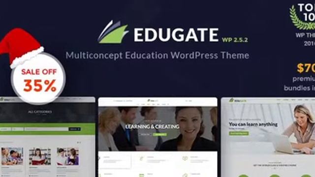EduGate - Multiconcept Education WordPress Theme | Themeforest Website Templates and Themes смотреть онлайн