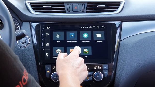 Nissan Qashqai ed X-Trail car tablet Android 9 смотреть онлайн