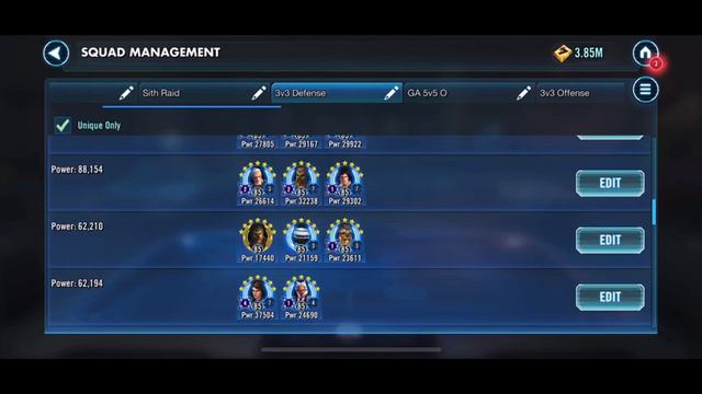 Best 3v3 Offense & Defense Teams For Grand Arena! SWGOH! Star Wars: Galaxy Of Heroes! смотреть онлайн