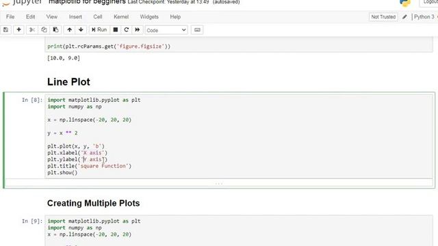 Tutorial 13 : Matplotlib library for beginners in python | jupyter notebook смотреть онлайн